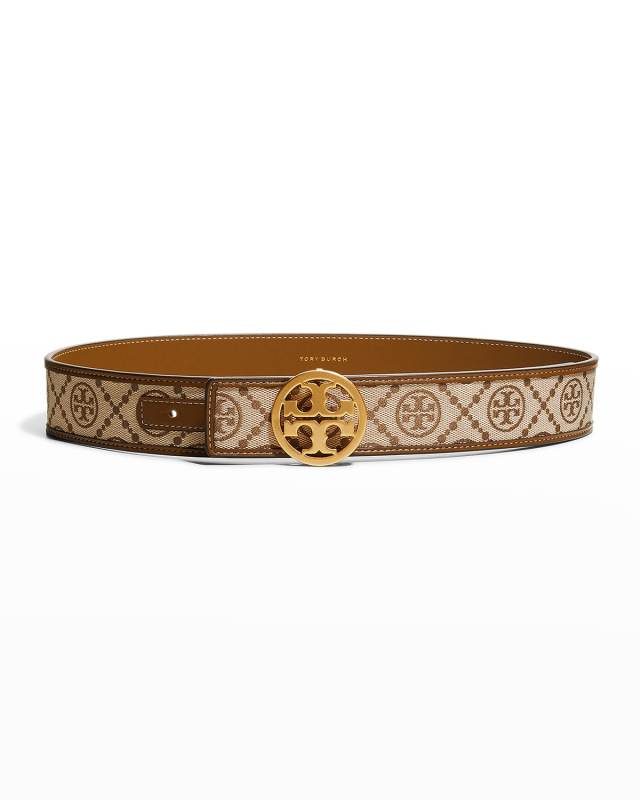 T Monogram Jacquard Belt